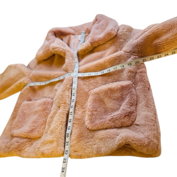 Skye's the Limit Plush Faux Fur Pink Jacket - Picture 6 of 8